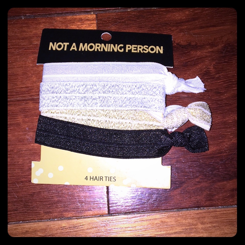 💛4 Multicolored Elastic Hair ties💛